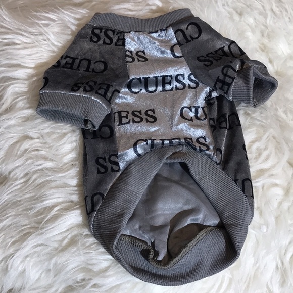 Silver brand inspired pet sweater/shirt - Picture 3 of 10
